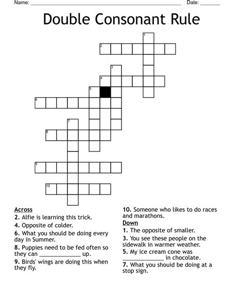 as a rule crossword.